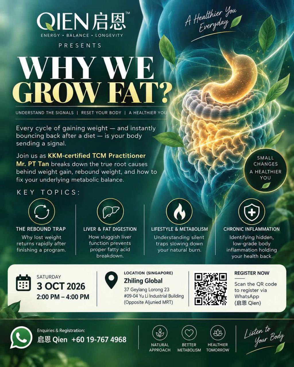 Health Talk - Why We Grow Fat